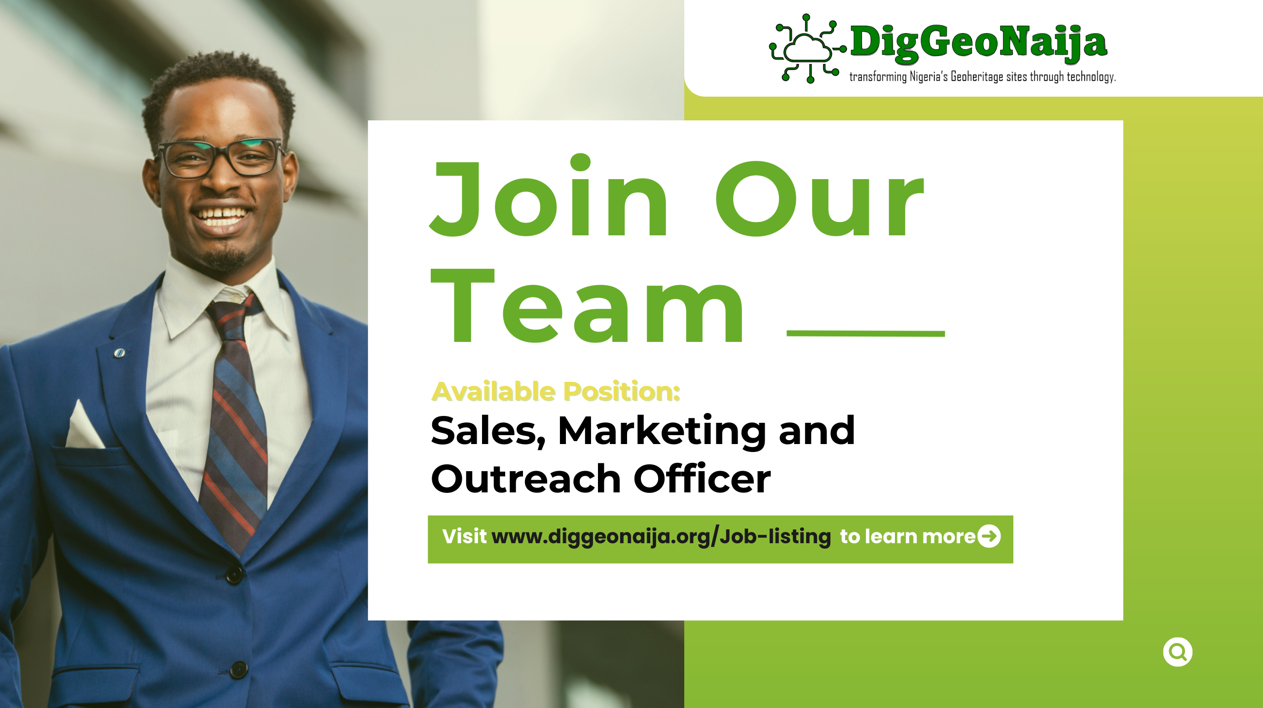 Job Opening: Sales, Marketing and Outreach Officer